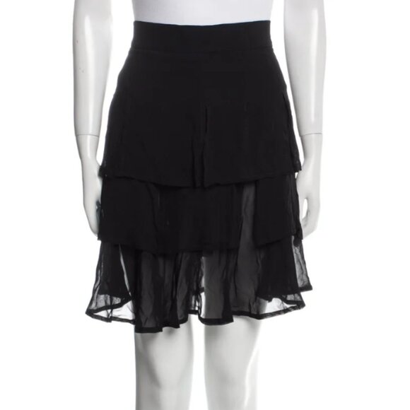 Moschino Black Tiered Skirt – Rare! - Picture 1 of 11